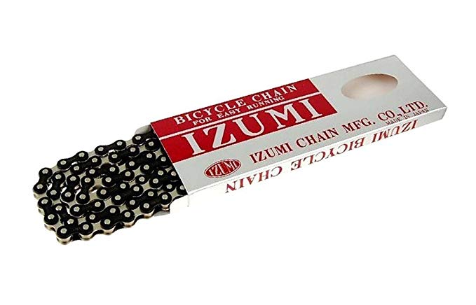 Izumi Jet Black Single Speed Chain 1/8