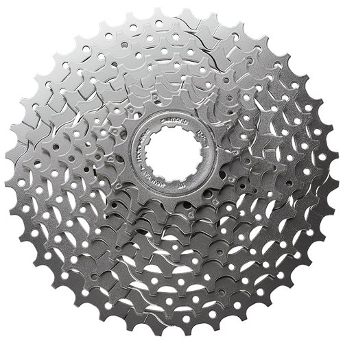 Shimano CASSETTE SPROCKET, CS-HG400-9, 9-SPEED, 12-14-16-18-21-24-28-32-36(BH), PRE-ASSEMBLED (CS CAP)