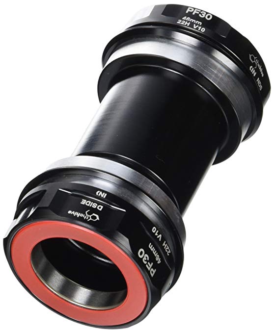 ethirteen PressFit 30 Bottom Bracket, Black