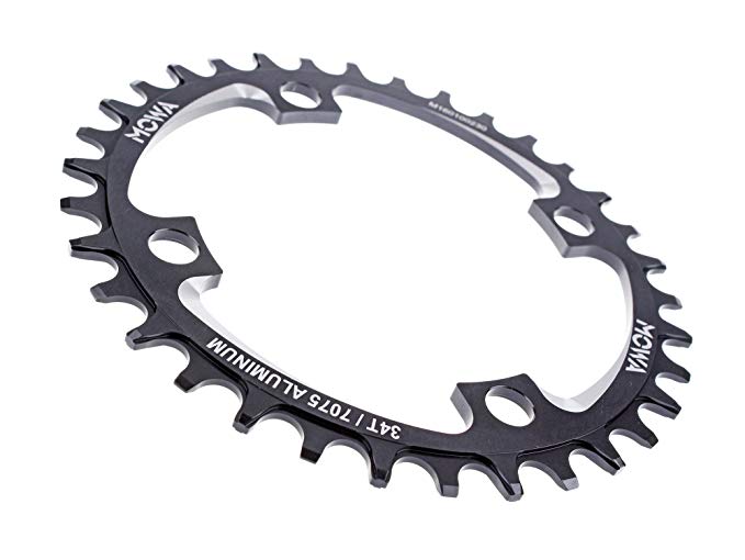 MOWA NW Mountain Bike Narrow Wide 104mm Single Chainring for Shimano Sram 30t 32t 34t Compatible with 9 10 11 Speed