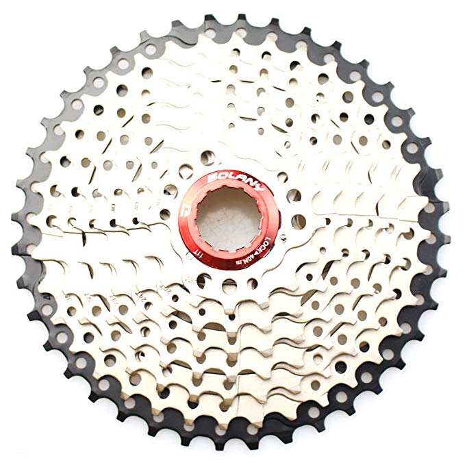 9 Speed Cassette 11-40T MTB Cassette 9 Speed Fit for Mountain Bike, Road Bicycle, MTB, BMX, SRAM, Shimano