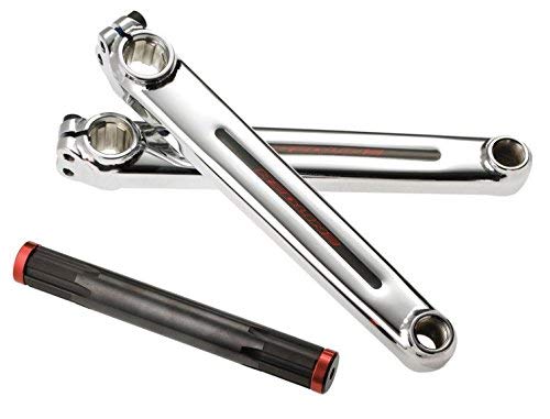 Redline Flight Tubular Chromo Crank Arm Set 175mm Chrome