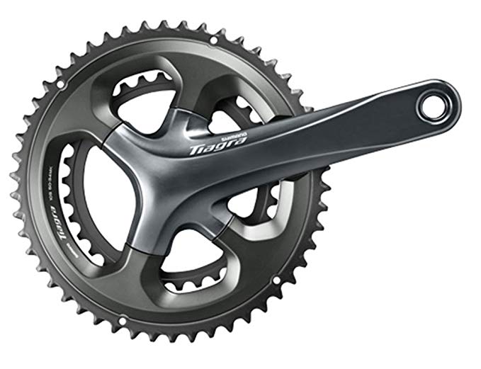 SHIMANO Tiagra 10-Speed Double Road Bicycle Crank Set - FC-4700