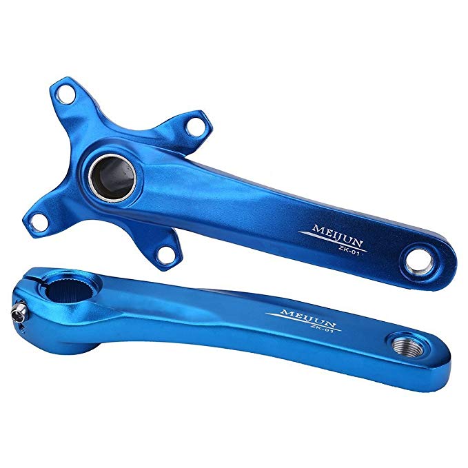 1 Pair Crank Arms Single Speed Crankset for Bicycle Mountain Road Bike for Shimano Sram Sunrun