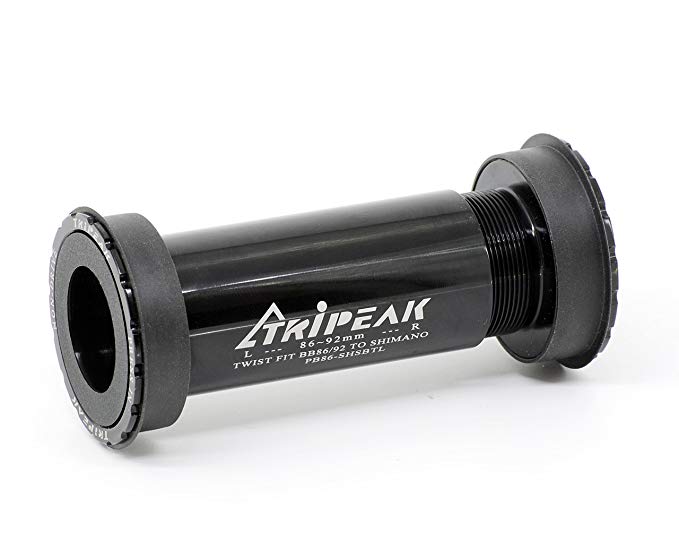 Amp stw Threaded-Press Fit BB86 92 Bottom Bracket,Suitable for Road Bike and Mountain Bike,Steel Shell